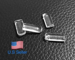 2 pares de nuevas almohadillas nasales de silicona semiblandas para gafas Tag Heuer plug-in - Imagen 1 de 4