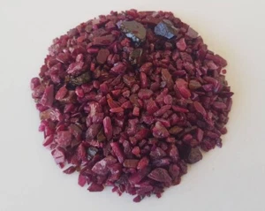20 Pcs Ruby Rough Lot, Natural Ruby For Gift, Good Quality Rough, 5 to 10mm. - Picture 1 of 5