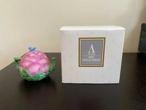AVON Season's Treasures Miniatur Teekanne Sammlung "PFINGSTROSE" mit Box ohne Beschädigungen  - Bild 1 von 4