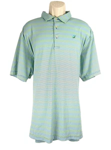 Peter Millar Summer Comfort Men's Golf Shirt Short Sleeve Striped Size 2XL - Picture 1 of 7