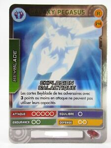 Carte Beyblade Battle Card Collection Série 2 - R 216 Galaxy Pegasus Fr