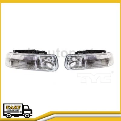 Conjunto de faros izquierdo derecho Chevrolet Tahoe Tahoe 2000~2006 Foto 1 de 4