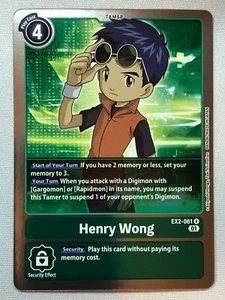 Digimon Digital Hazard Henry Wong EX2-061 R CASI NUEVO/M - Imagen 1 de 1