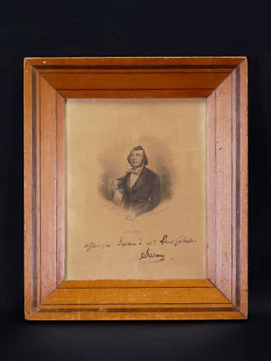 Gabriel Xavier Montaut D'Oléron (1798-18) Porträt Dichter Jasmin An Louis Guibal - Bild 1 von 4