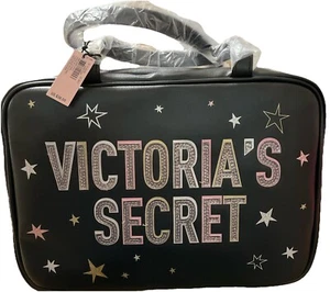 NWT Victoria's Secret Jetsetter Travel Hanging Toiletry Case Bag Stars Sparkle - Picture 1 of 2