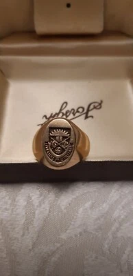 Anillo clase oro amarillo 10k University of Western Ont de colección Foto 1 de 4