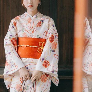 Women's Japanese Kimono Long Robe for Fancy Dress Festival Stage Performance - Picture 1 of 4