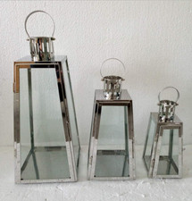 Candle Lantern For Home, Garden, Wedding, Contemporary Stainless Steel Lantern