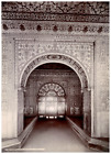 Gabriel Lkgian, India, Delhi, Interior of Saman Burj vintage albumen print T