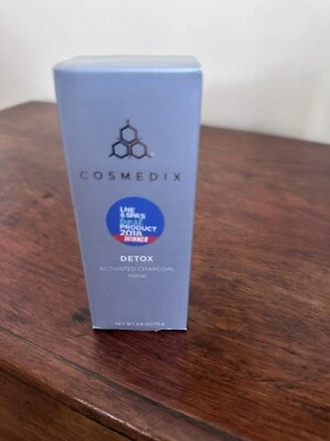 Cosmedix Detox Activated Charcoal Mask 74g 2.6oz NEW - Image 1 of 2