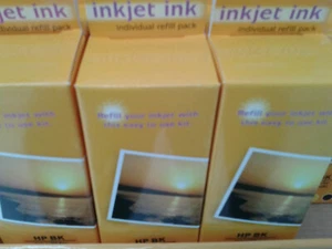 HP PRINTER REFILL KITS 10 PACKS BLACK INK BRAND NEW - Photo 1/11