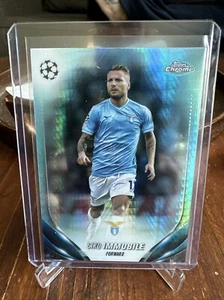 2023/24 Topps Chrome UCC CIRO IMMOBILE AQUA PRIZM REFRACTOR LAZIO #183 - Bild 1 von 2