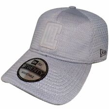 NWT New Era Los Angeles Clippers Tonal Knit Mesh 9Twenty Strapback Cap Hat Grey