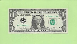 1969D ..UNCIRC $1 G 1848 9780 A .... 1969D $1 G-A NICE NOTE FRN - Picture 1 of 2