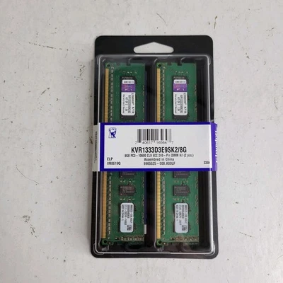 2x Kingston 8 GB DIMM 1333 MHz PC3-10600 DDR3 SDRAM Memory  Total 16G  - Image 1 of 3