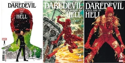 Daredevil Cold Day in Hell #s 1-3 Complete Series Marvel (2025) VF/NM - Image 1 of 4