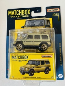 Mattel Matchbox Collectors 10/20 2015 MERCEDES-BENZ G550 Gold (2021) GRK28 - Imagen 1 de 6