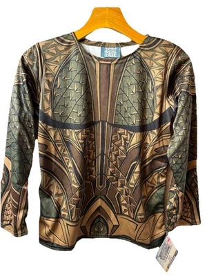 Camisa Justice League Aquaman Niños Talla L Marrón Y Gris Diseño Nuevas Etiquetas Foto 1 de 4