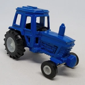 Unbranded Navy Blue Farm Tractor Loose Diecast 1:64 3" Rubber Tires - Picture 1 of 6