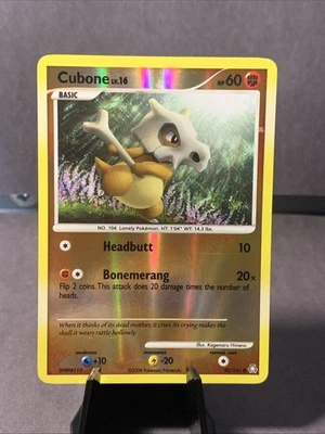 Pokemon TCG Cubone #90/146 Common Legends Awakened Reverse Holo LP 2008 - Image 1 of 2