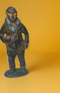 Antique Barclay Lead Soldier Combat Pilot 1930s - Picture 1 of 4