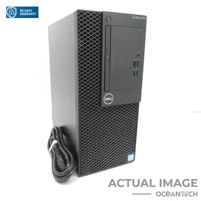 Dell Optiplex 3070 MT Intel Core i5-9500 3.00GHz 8GB RAM 256GB M.2 NVMe SSD - Image 1 of 4