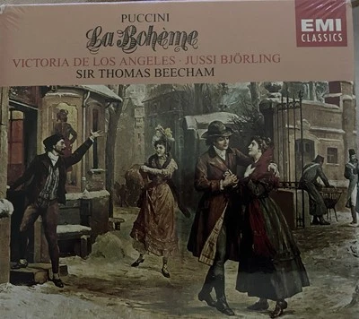 Puccini La Boheme Sir Thomas Beecham 2 Disc Set CD EMI Factory Sealed 1993 RCA  - Image 1 of 4