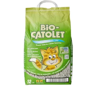 Bio-Catolet Light & Hygienic Recycled Paper Granules Cat Litter 12 Litre - Picture 1 of 6