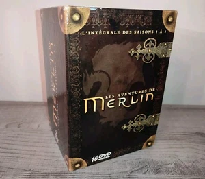 * RARE !! COFFRET MERLIN INTEGRALE DVD DES 4 SAISONS EN VERSION FRANÇAISE - Photo 1/3