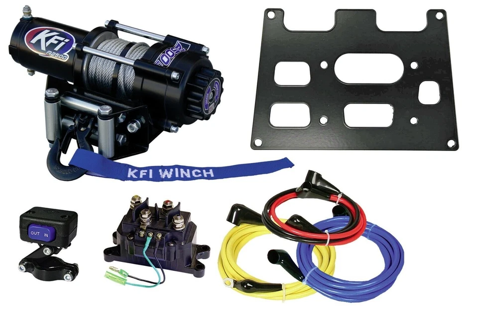 Комплект лебедки и крепления KFI A2500 подходит для Arctic Cat 250 300 375 400 500 650 2002-2004 годов выпуска - Изображение 1 из 4