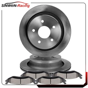 Pastillas y rotores de freno traseros para Chrysler Aspen 2007 2008-2009 4,7 L 5,7 L - Imagen 1 de 12
