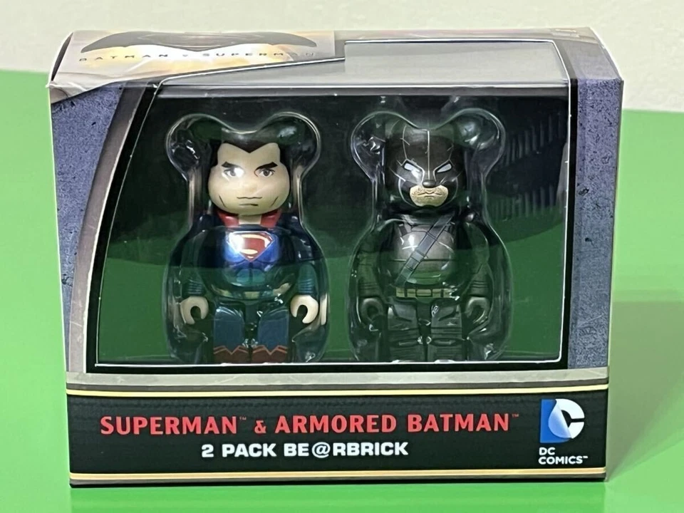 MEDICOM JUGUETE BEARBRICK BE@RBRICK SUPERMAN Y BLINDADO BATMAN 2 piezas Caja 100% DC Foto 1 de 4