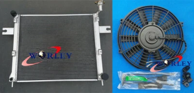 Radiador de aluminio + ventilador para Jeep Grand Cherokee Commander 3.7 4.7 6.1 06-10 Foto 1 de 4