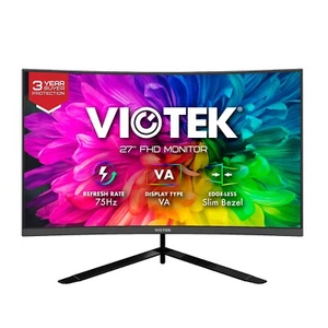 VIOTEK 27" 240hz/75hz Monitor for Gaming Office FHD 1920x1080p FreeSync G-Sync - Picture 1 of 33