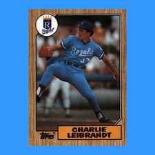 1987 Topps Baseball #223 - Charlie Leibrandt [Base] Kansas City Royals VG-EX