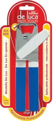 Apriscatole a farfalla De Luca Professional con Apribottiglia colori assortiti - Immagine 1 di 3