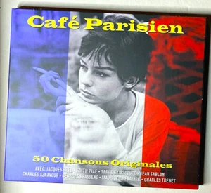 Café Parisien - 50 Chansons Originales (Compilation - 2 CDs) NEW - Bild 1 von 1