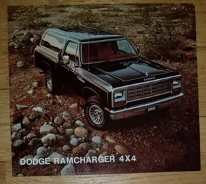 Rare Dodge Ramcharger 4x4 Color Promo Photo on Foam Board 11" x 12" - Picture 1 of 3