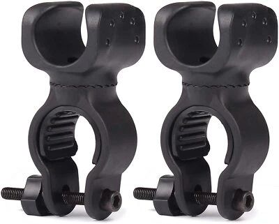 Abrazadera de soporte de montaje de linterna de bicicleta de rotación de 360 grados para lámpara de antorcha de luz LED Foto 1 de 4