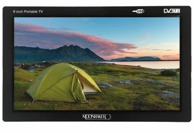 Moonraker DVB-W9 9" 12/24/240v LCD Mini TV - Image 1 of 2