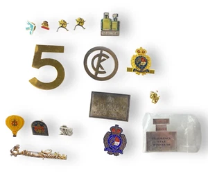 Fragrance Lot of 16 Rare Vintage Exclusive Designer Employee Promo Pin Brooches - Picture 1 of 6