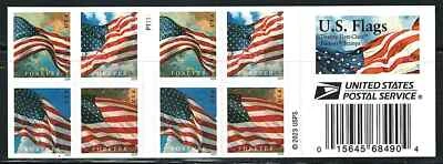 Mint US Flag Booklet Pane of 20 Forever Stamps Scott# 5875-5878 (MNH) - Image 1 of 2