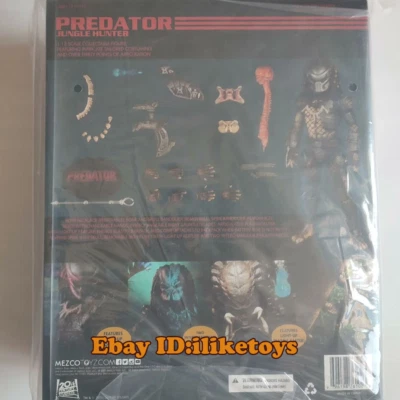 Figura de acción MEZCO TOYZ Predator edición de lujo escala 1/12 modelo coleccionable Foto 1 de 4