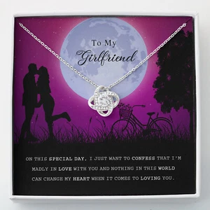 To My Girlfriend Necklace from Boyfriend Soulmate Gift Necklace For Her - Picture 1 of 15
