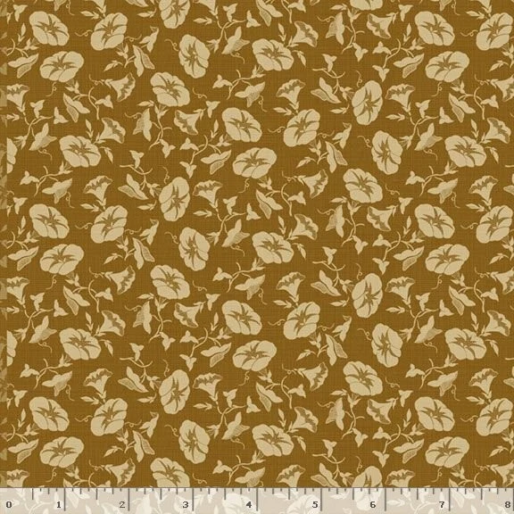 Tela de reproducción de 1800 Starfall Marcus telas doradas florales Foto 1 de 1