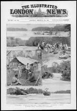 1895 Antique Print - SOUTH AMERICA Venezuela British Guiana Mazaruni Rapid (284)
