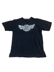 Vintage 80s REO Speedwagon Band T-Shirt Medium Tour Concert Mounted Collar Orig - Picture 1 of 5
