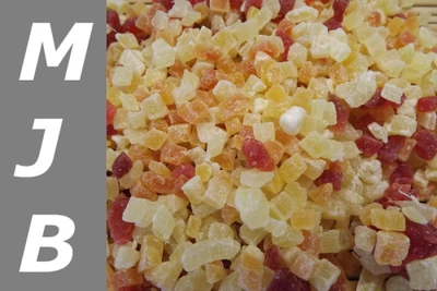 Fruchtmix 500g aus Papaya Mango Melone Ananas getrocknet gezuckert  - Bild 1 von 2