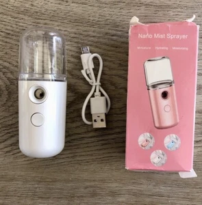 NEW Nano Facial Mister - Handy Cool Mist Spray Machine - Face Hydration Sprayer - Picture 1 of 11