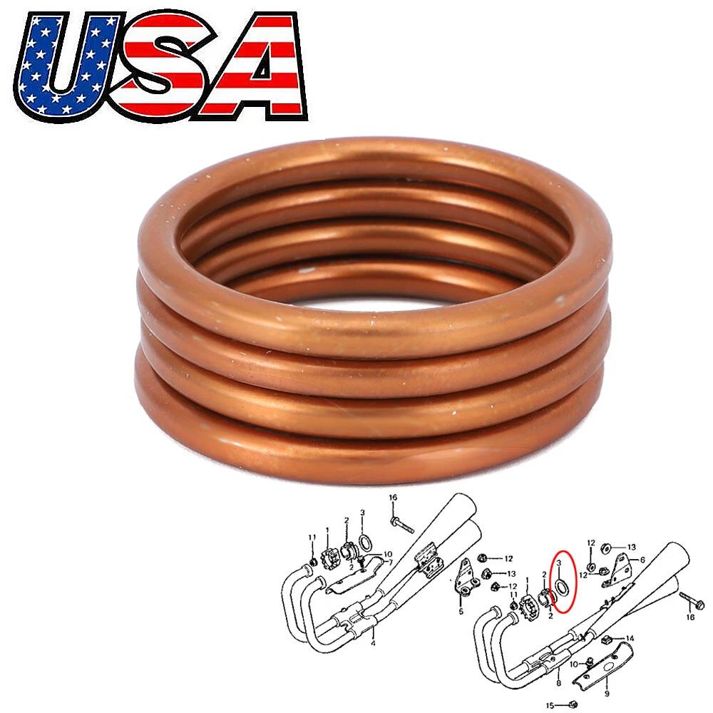 Junta Tubo De Escape ATHENA Para Honda 900 CBR RR Fireblade 1992